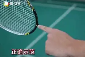 1分钟学会，谌龙、龚伟杰教你正确握拍图片