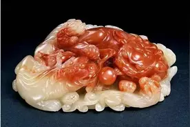 天泽文化鸡血石：一抹红云俏天下图片