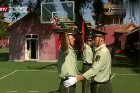 天安门国旗护卫队，日常训练，受不了这点苦怎么能当升旗手！