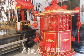 济宁手艺人做传统花轿火了！半个月已卖出50多个花轿图片