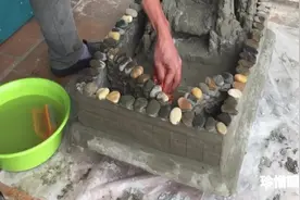 手工制作假山组合景观，竟然用鹅卵石与泡棉水泥浆来制作，好精美视频封面