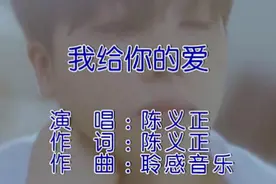 一首情歌《我给你的爱》好听极了视频封面