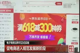 电子商务法2019年1月1日正式实施视频封面