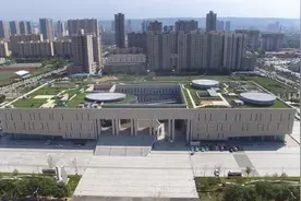 航拍渭南市博物馆视频封面
