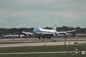 近距离拍摄空军1号起飞与降落！