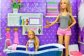 芭比娃娃 家居组合套装 过家家玩具 卡通玩具