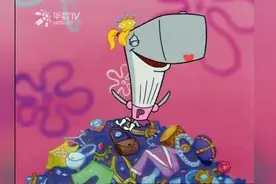 珍珍是比奇堡的大明星，海绵宝宝都得膜拜哦