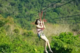 「资讯」三沙卫视《美女乐游记》摄制呀诺达雨林之旅图片