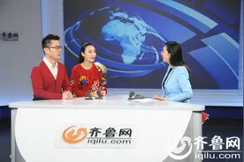 小朱、琳琳做客齐鲁网：新闻主播小朱首次跨界娱乐主持 自封“暖男”图片