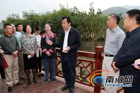 张琦赴三亚中廖村视察 美丽乡村项目一期竣工图片