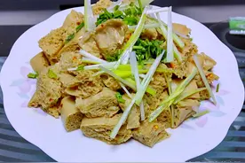 芝麻酱凉拌面筋图片