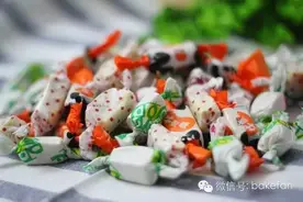 自制新年糖果---蔓越莓牛轧糖图片