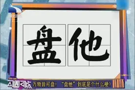 2018最热门的词“盘他” 你知道万物皆可盘到底是什么意思吗视频封面