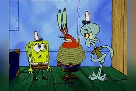 海绵宝宝打电话叫来海军陆战队严刑逼供蟹老板，章鱼哥抽大嘴巴子视频封面