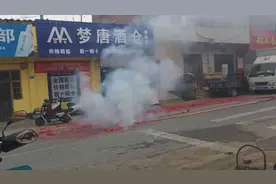 农村10万响的鞭炮，点响以后真的污染好大，有视频真相