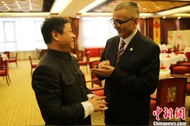 中国驻哈大使馆举办哈萨克族侨胞纳乌鲁斯节招待会图片