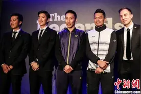 李龙大加盟“王者之志”活动 与四天王共同推广羽球运动图片