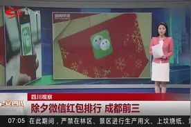 微信公布除夕夜大数据：微信红包排行榜，成都排前三！视频封面