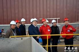丁迟成率团赴天水华建公司参观考察机制砂产业图片
