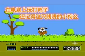 用电脑也能玩FC《打鸭子》，还记得那只贱贱的小狗么