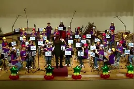 西洋乐器介绍之管乐团演奏欣赏——小丸子，来自台湾小朋友的演绎