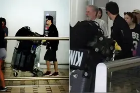 周杰伦推行李陪昆凌回澳洲探亲 网友羡慕图片