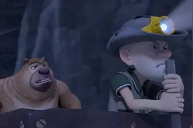 熊出没：熊二和光头强坐上矿车了视频封面