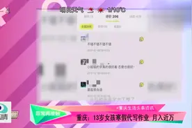 重庆：13岁女孩代写作业，月入万元视频封面