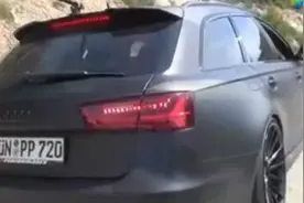 奥迪RS6弹射起步真不是和你闹着玩的，大街上肯定把你吓一跳视频封面