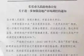 限价、限售！继福州、闽侯之后长乐也要调控？未来楼市如何走？房价会跌吗？图片