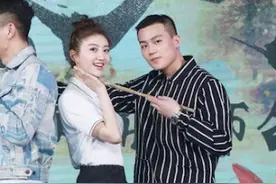 景甜新片饰演女教师 欧豪：有这样老师上课不瞌睡图片