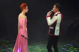 古天乐、郑秀文同台演唱为你钟情，画面很有爱视频封面