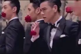 最火BGM《planet》配袁弘婚礼最强伴郎团，彭于晏嘴叼玫瑰太帅了