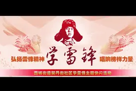 巴林左旗西城街道契丹街社区学雷锋主题快闪活动！视频封面