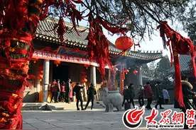 “梁山好汉过大年”祈福庙会引爆梁山旅游市场图片