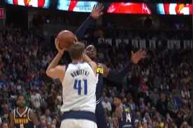 手感真不错！东契奇连线诺维茨基 弧顶压哨三分一箭穿心视频封面