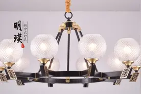 时尚 简约新中式吊灯 中式客厅灯视频封面