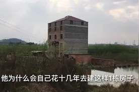 农村老人花十几年独自盖六层楼房，最后却得忧郁症死了视频封面