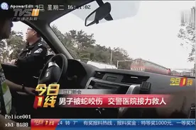 江门新会男子被蛇咬伤 交警医院接力救人视频封面