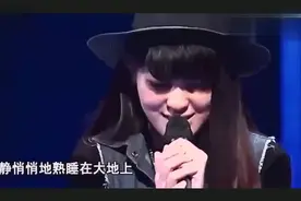 贝贝翻唱歌曲《花火》，把原唱汪峰都征服了，四位导师集体转身！
