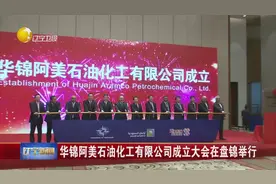 华锦阿美石油化工有限公司成立大会在盘锦举行视频封面