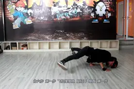 街舞小牛老师帅气街舞展示，漂亮的地板旋转大家想学习吗！视频封面