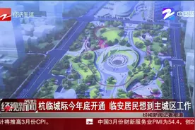 杭临城际站名确定，今年底开通！临安居民一小时内到达主城区视频封面