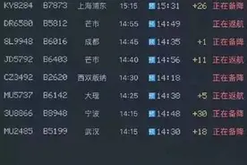 今天下午无人机“黑飞”影响昆明机场32架次航班图片