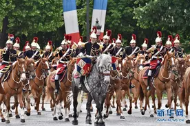法国举行活动纪念“欧洲胜利日”图片