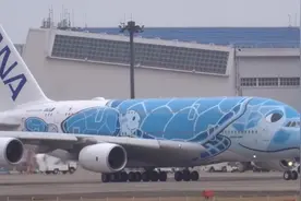 飞机也要磨合期：全日空首架空客A380关西国际空港试飞视频封面
