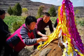 甘肃出嫁的女儿回娘家上坟，祭奠逝去的亲人，传统习俗不能丢！视频封面