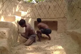 如何建造地下别墅还带游泳池，野外牛人一步步教你