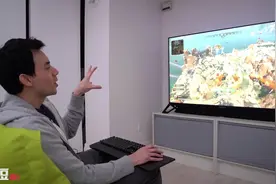 完美的游戏外设：惠普65寸超大屏 4k显示器体验视频封面