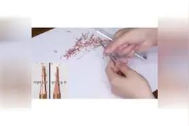 教你如何正确削出砍刀眉笔！视频封面